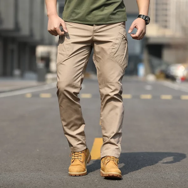 Men's Overalls Pants Pants Outdoor Elastic Loose Soft Pants Spring And Autumn Pants Men's Outdoor Sports Jogging Tactical Pants