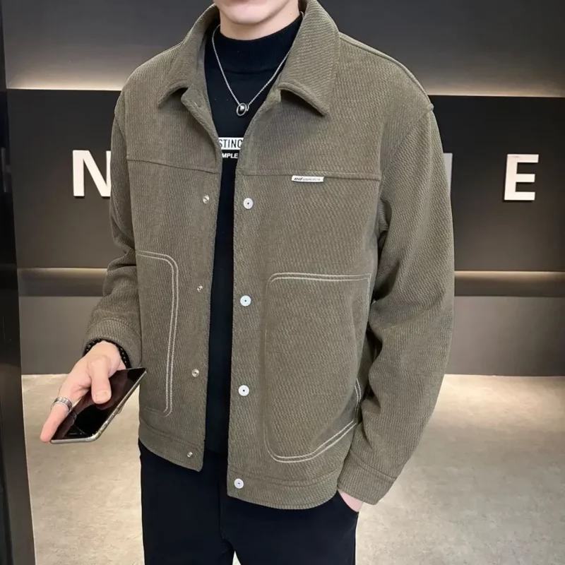 Jacket for Men High Quality Man Coat Stylish Spring Autumn Original Brands Cheap Sale Clothing Fashion 2024 Fast Delvery Joker - Image 5