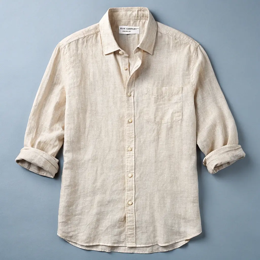 Casual Linen Shirt - White