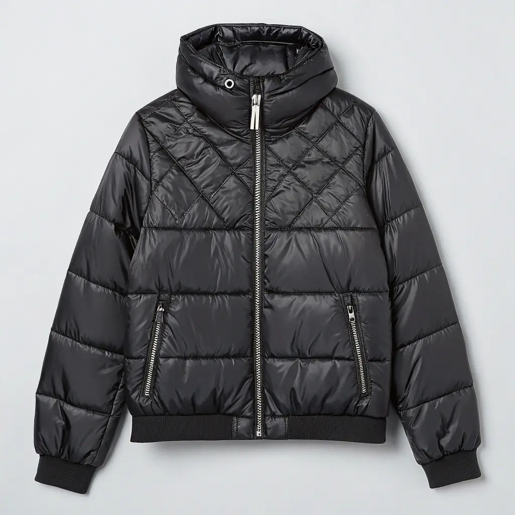 Puffer Jacket - Grey